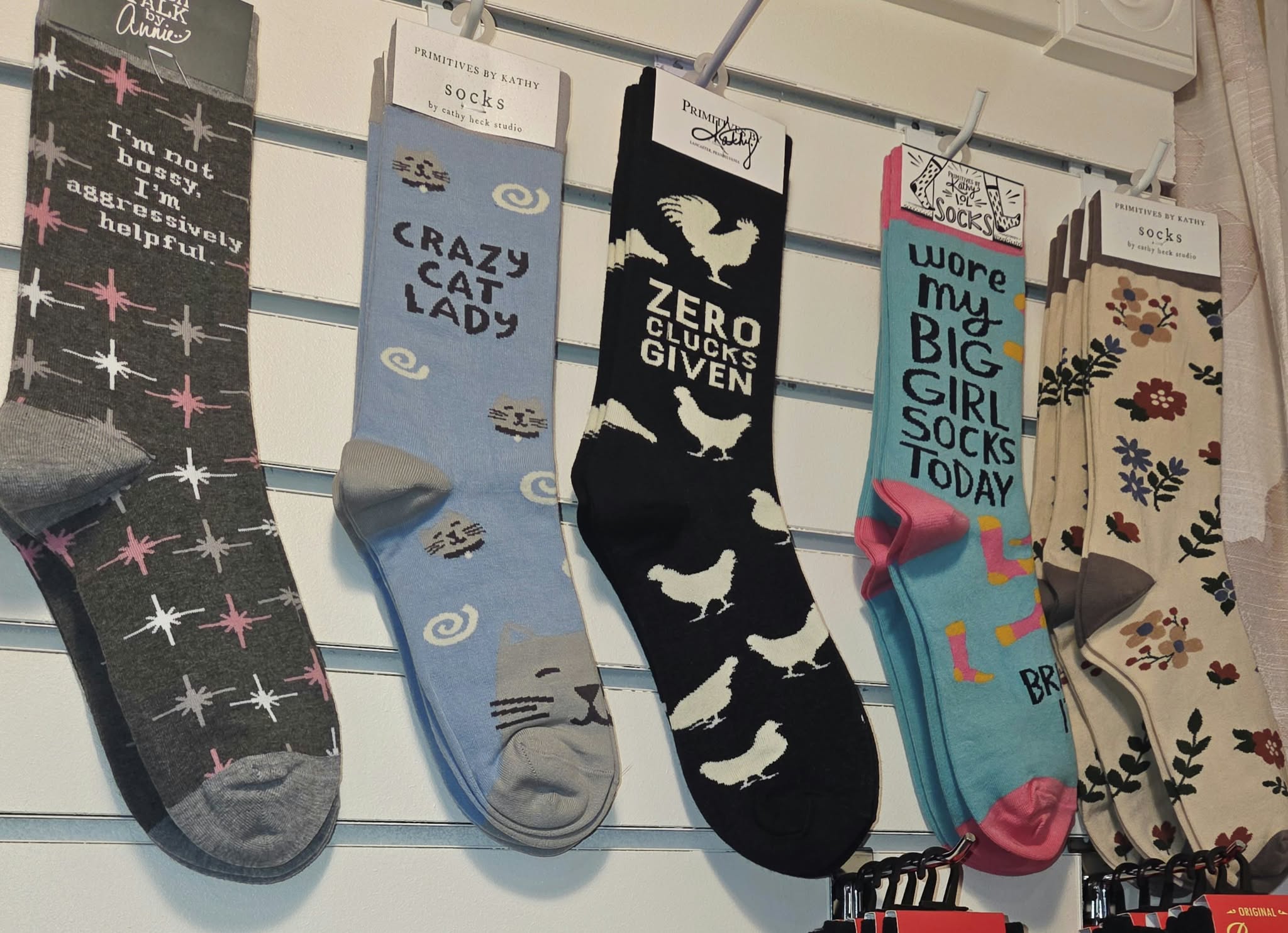 Colorful novelty socks at Rogue Sole & Style